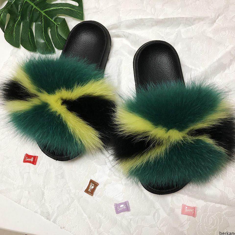 fluffy sliders shoes