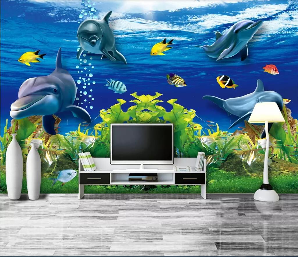 3d room wallpaper cloth custom photo mural Underwater World 3D Dolphin TV Background Wall wallpaper for walls 3 d anime wallpaper for walls 3d room wallpaper cloth custom photo mural Underwater World 3D Dolphin TV Background Wall wallpaper for walls 3 d anime wallpaper for walls
