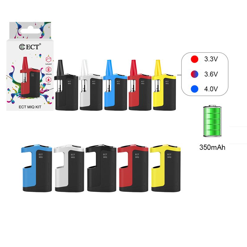 Original ECT MIQ Starter Kit MIQ Mod Battery 350mAh Preheat VV Variable