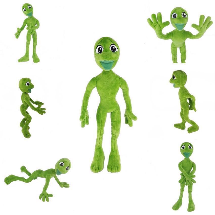 green alien doll