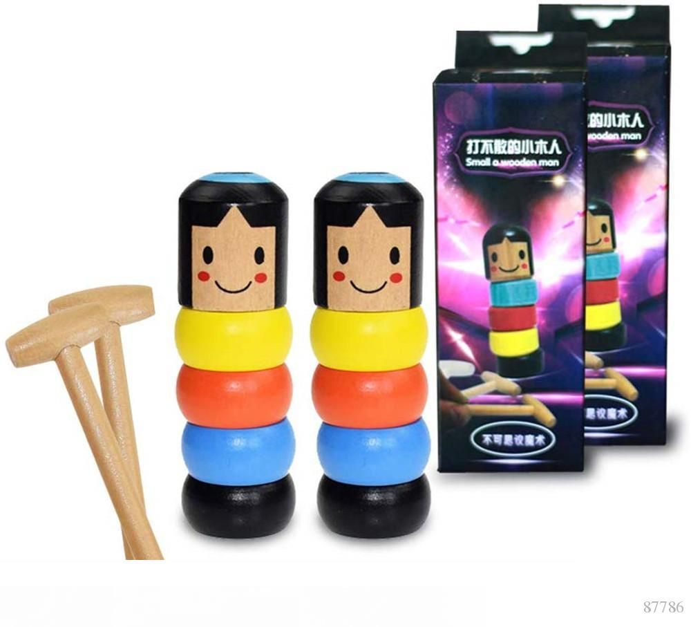 unbreakable wooden man magic toy