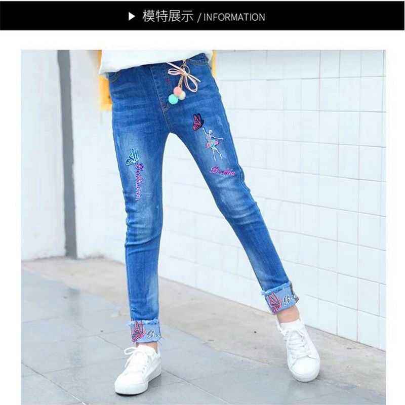 ladies jeans blue colour
