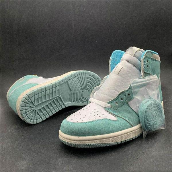 Acheter Pas Cher Nike Air Retro Jordan 2019 Nouveautés 1 1s Turbo  Chaussures De Basket Ball En Daim Pour Hommes Vert, Blanc Et Vert Du 98,56  € | Fr.Dhgate
