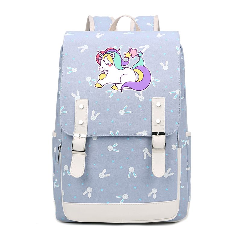 Designer Cartoon Unicorn Colorful School Bags For Students Cute