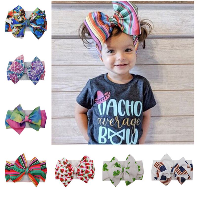 Infant Newborn Headbands Baby Girls Hairband Kids Princess Headwrap Headress Bowknot Elastic Diy Hair Bands Hair Accessories D22604 Wholesale Hair Accessories Buy Hair Accessories From Baby Sky 0 95 Dhgate Com