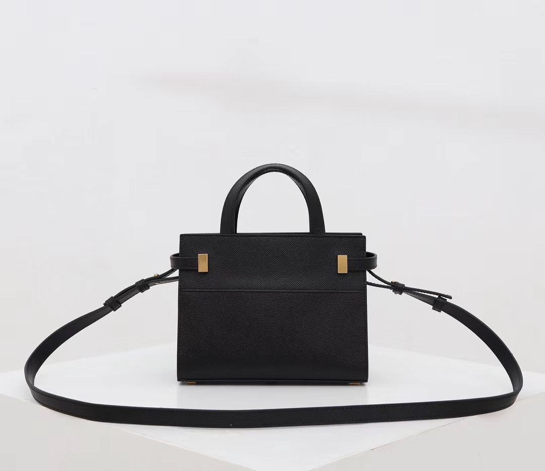 small black designer purse