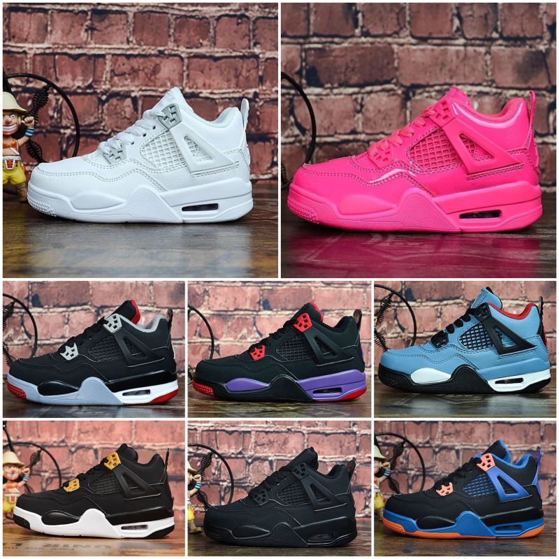 Compra Nike Air Jordan 4 Niños Jóvenes J4 Eminem Encore Puro Cemento Dinero  Niños Royalty Bred Toro Bravo Resplandor Verde Al Aire Libre Zapatos  Casuales Para Hombre Zapatos 4s Barato | Entrega