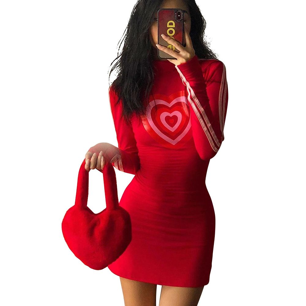 women's red dresses sale