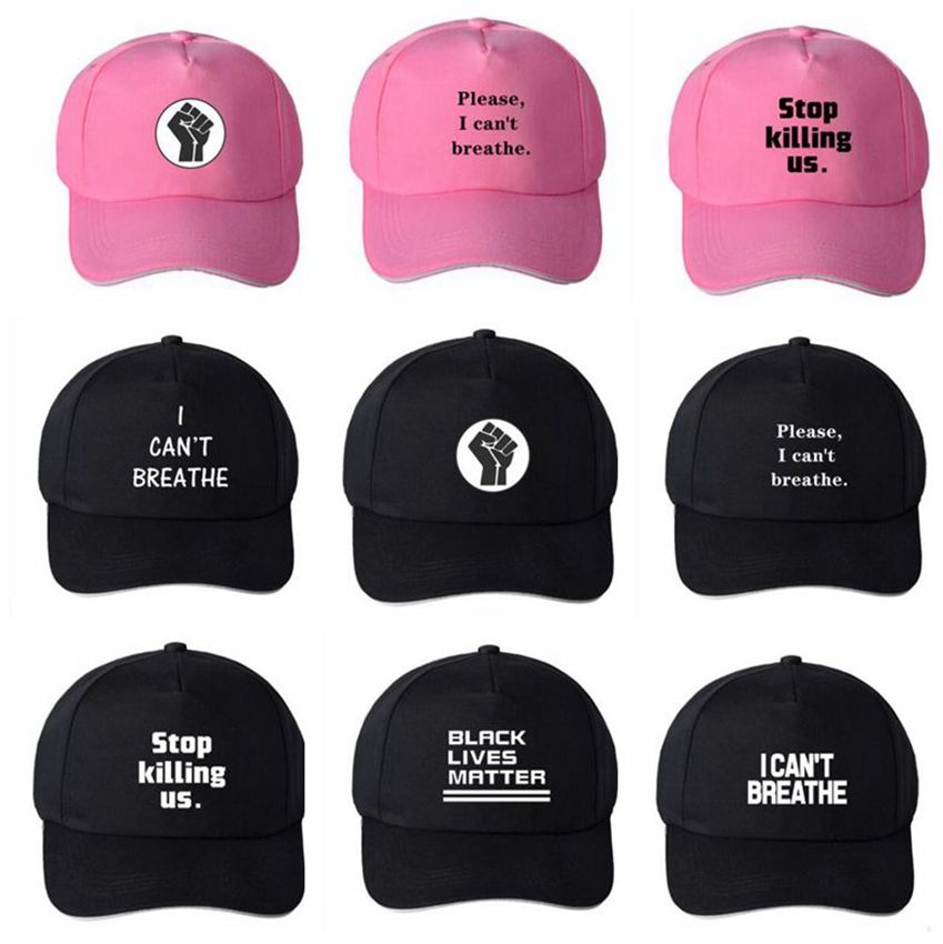 Caps Adjustable Fitted I-Cant-Breathe-Black-Lives-Matter Street Dancing Sun Hats