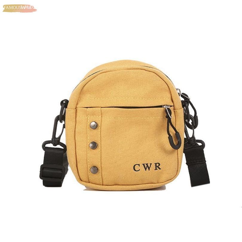 small canvas bags with zipper