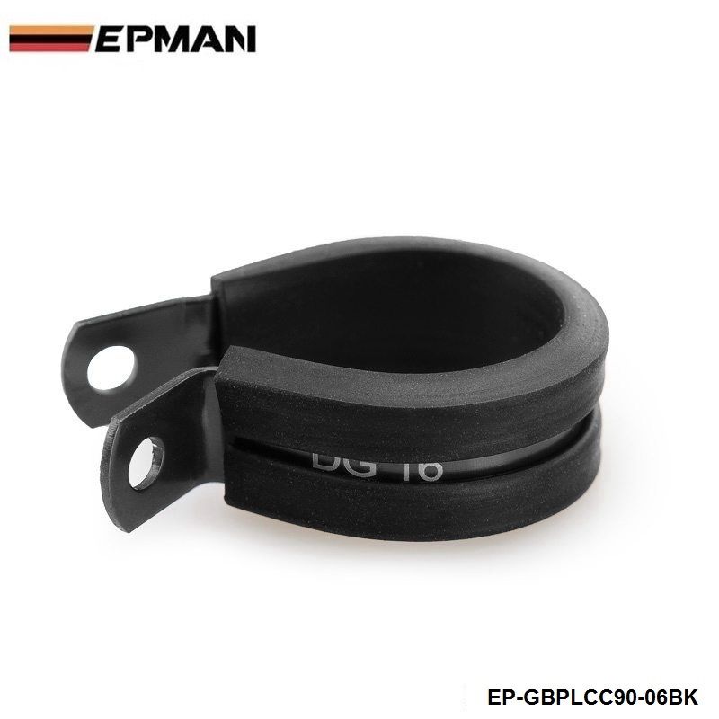HOSE CLAMP BLACK ID 9.5MM 3 AN ALUMINUM ALLOY LINE CLAMP AN3 3AN