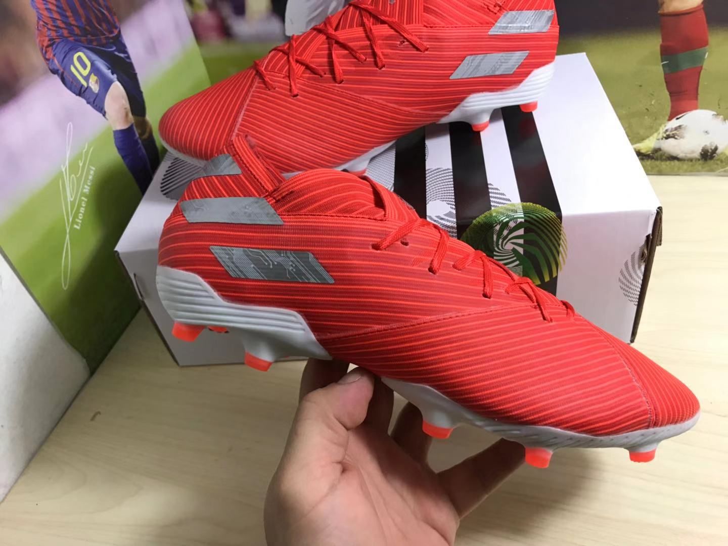 Ortografía solicitud Obediencia 2019 zapatos de fútbol de calidad superior para hombre Nemeziz 19.1 FG botines de fútbol botas Ortografía solicitud Obediencia 2019 zapatos de fútbol de calidad superior para hombre Nemeziz 19.1 FG botines de fútbol botas