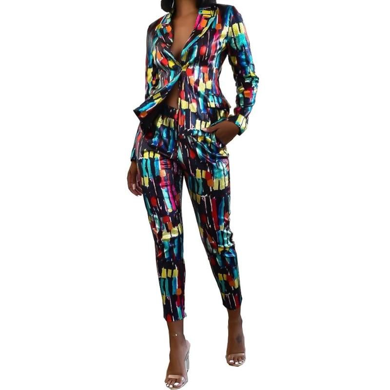 women's suits patterned