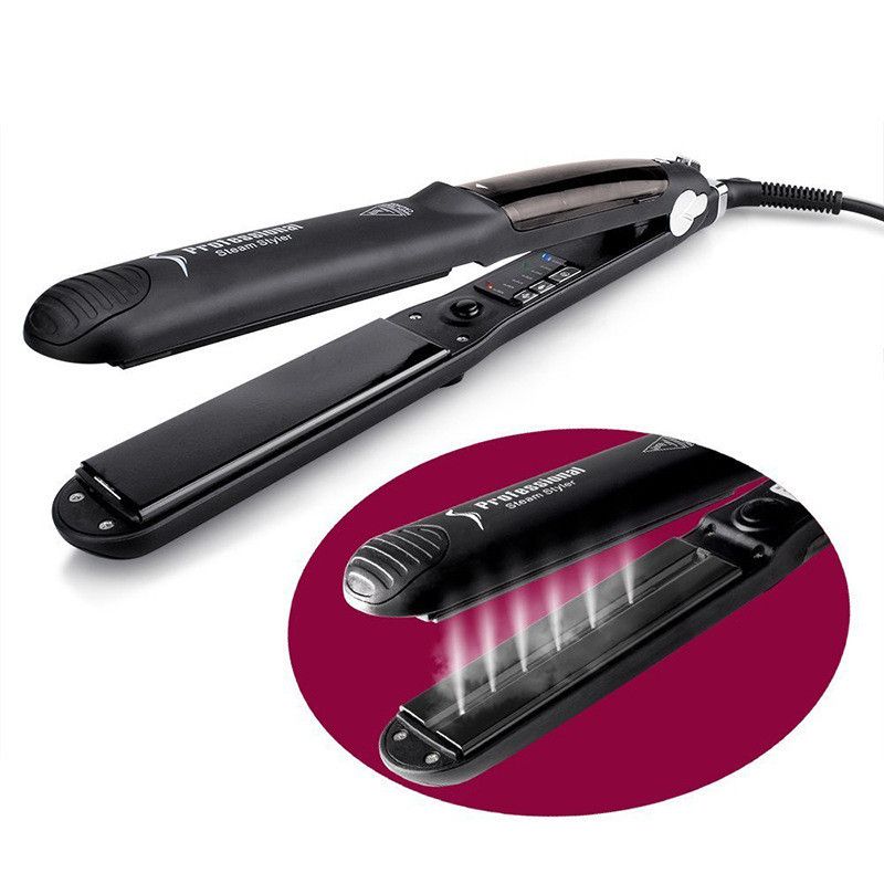 Compra Nueva Plancha De Pelo Profesional Hair Salon Steam Styler Cerámica  Plana Organosilicón Planchas Para El Cabello Plancha De Hierro Venta  Caliente Barato | Entrega Rápida Y Calidad | Es.Dhgate