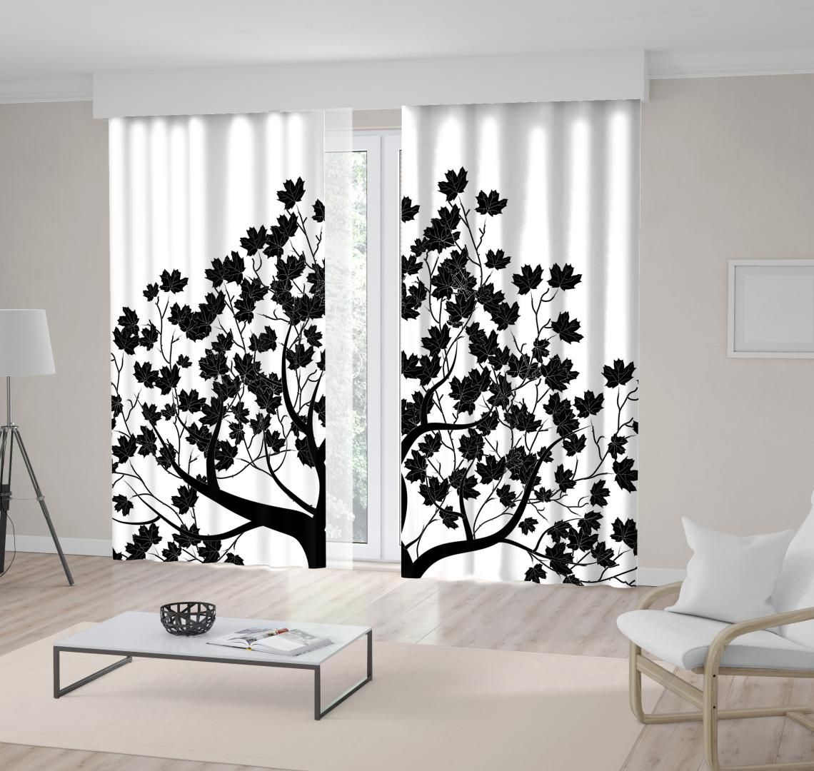 2019 Tree Silhouette Leaves Branches Summer Forest Nature