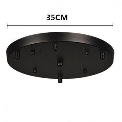 2019 Ceiling Fixtures Chandeliers Pendant Lamp Base Plate Lighting Accessories Black White Round Rectangular Ceiling Base Canopy Plate Lamps From