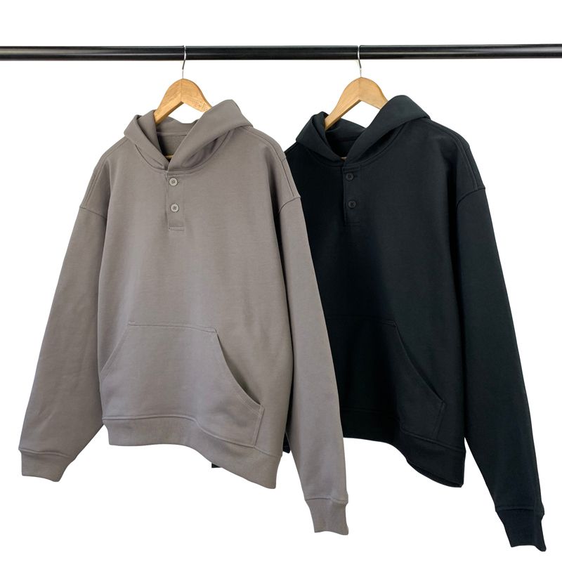 everyday henley hoodie