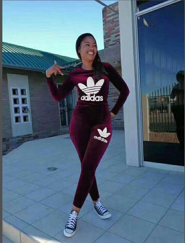 adidas two piece set womens