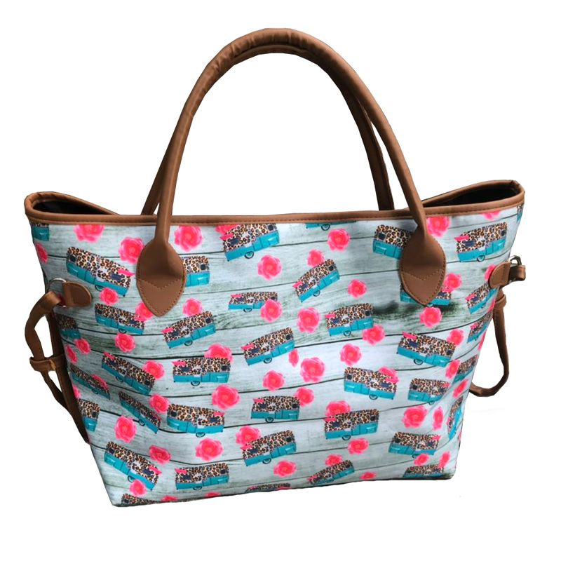 camper tote bag