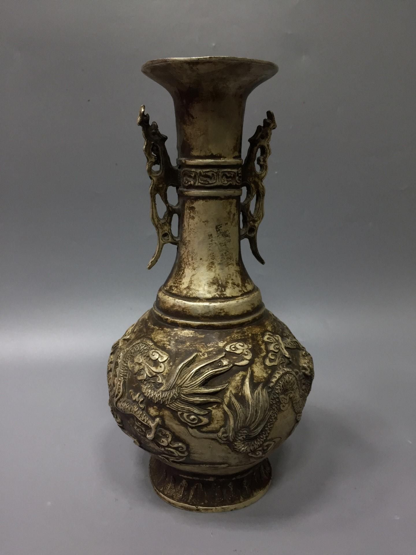 Details about / Collectibles Old China Handmade Tibetan silver Sarasvati-The pipa