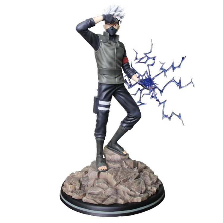 Discount Japanese Anime Naruto Shippuden Gk Super Big The Sixth Hokage Sharingan Chidori Hatake Kakashi Statue Figure Model Toy From China Dhgate Com