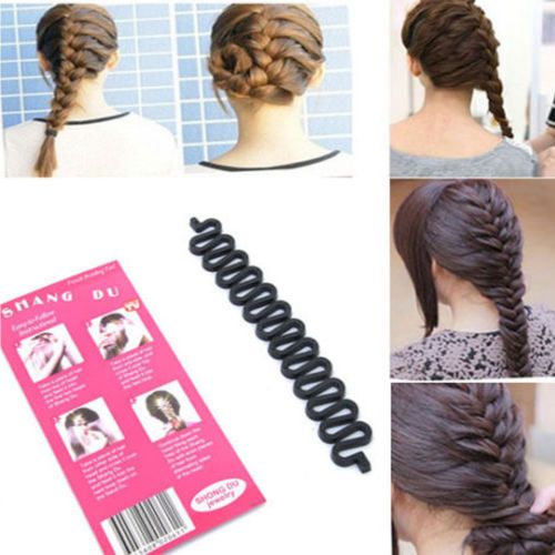 New French Fashion Hair Braiding Tool Roller With Hook Magic Hair