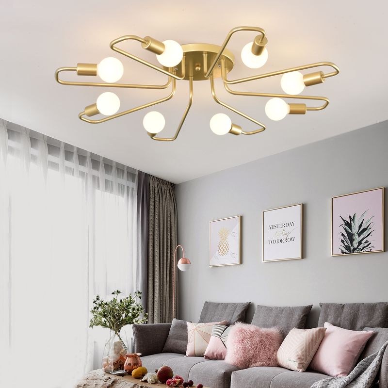Vintage Ceiling Lamp For Living Room Bedroom Nordic Wrought Iron Retro Corridor Aisle For Living Room Bar Ceiling Light Multi Light Pendants