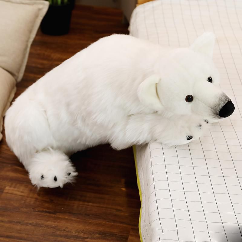 giant plush polar bear