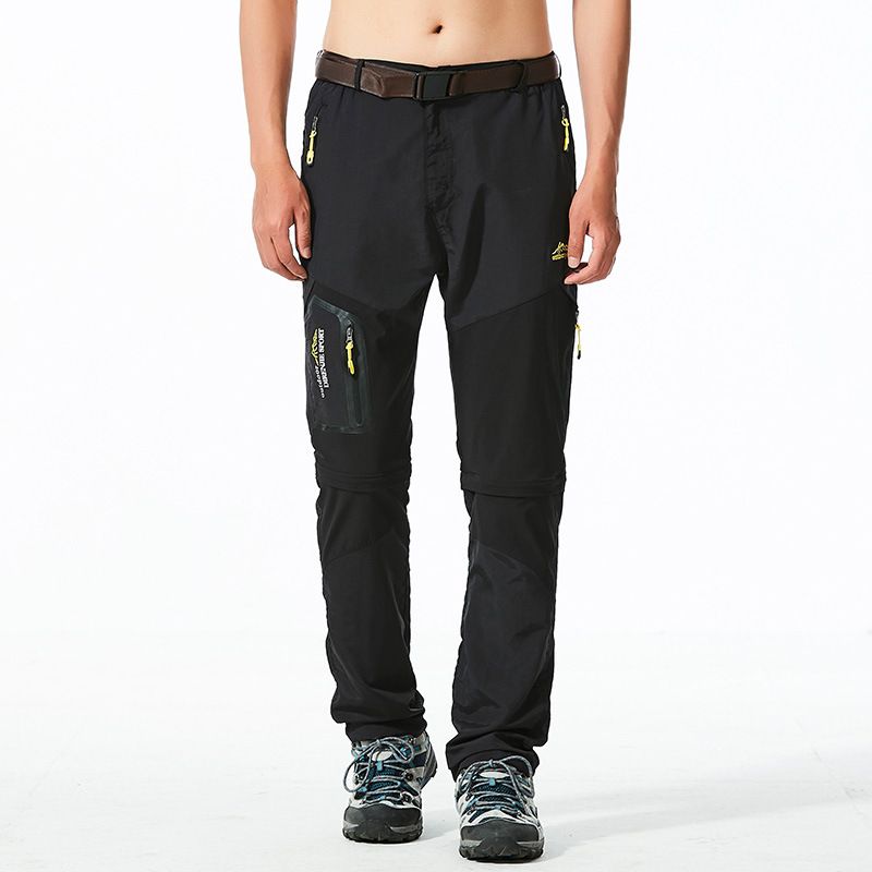 Pantalones al aire de los hombres a prueba agua extraíble Pantalones cortos de secado