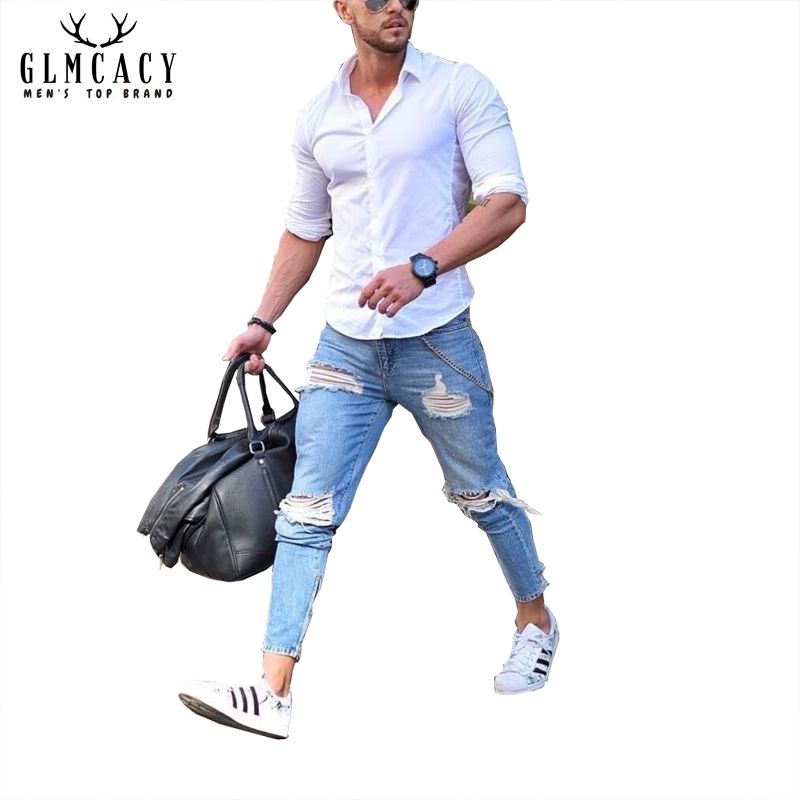 high ankle jeans mens