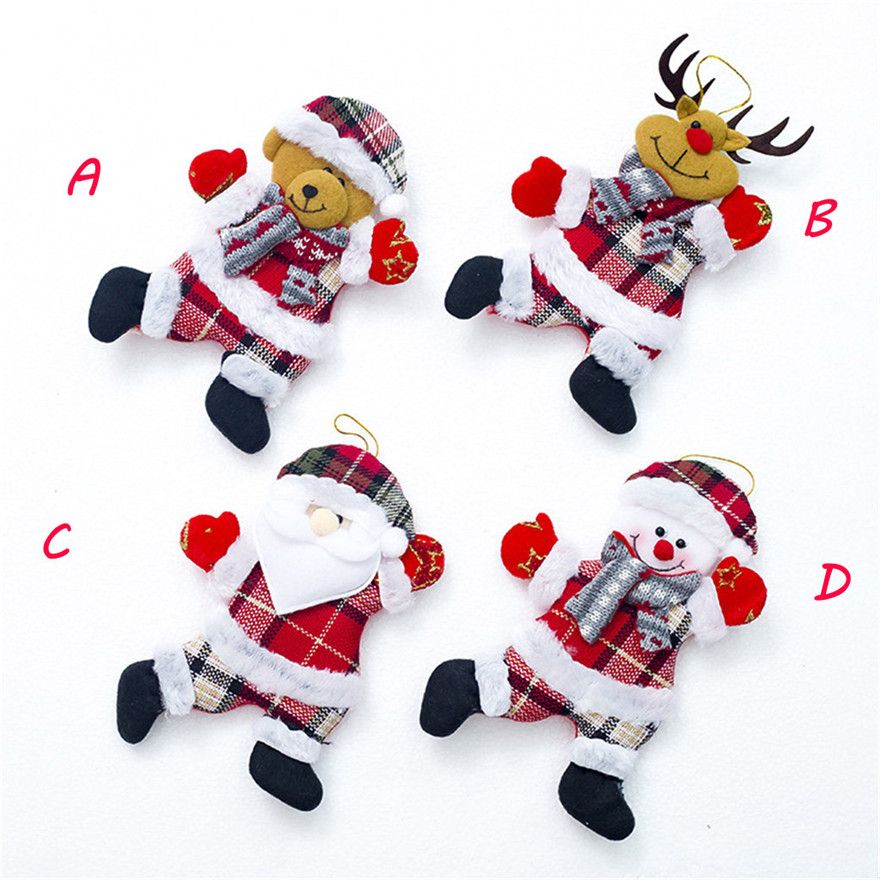 small stuffed santa claus