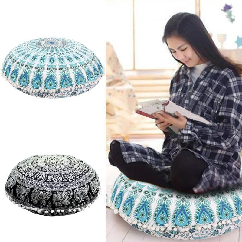 Acquista Mandala Cuscini Da Pavimento Cuscini Rotondi Bohemian Federa Cuscino Federa Cuscino In Tessuto Decorazione La Casa 43 43 Cm A 16 01 Dal Summerfunny It Dhgate Com