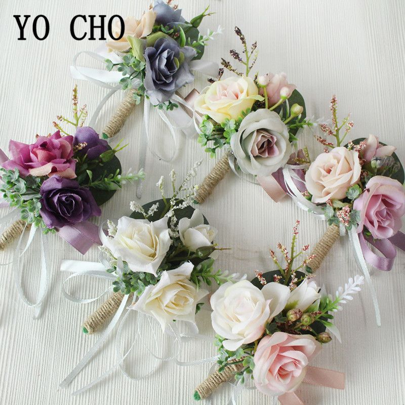 wedding wrist corsage bracelet