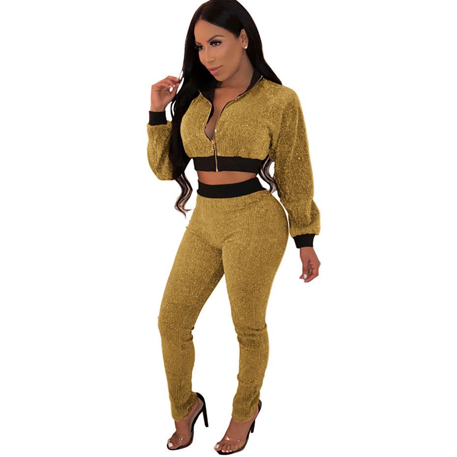 crop sweat suit