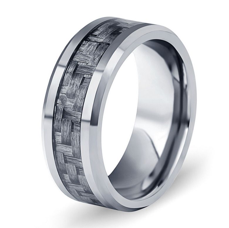 Tungsten Steel Rings 2019 European And American New Fashion Personality