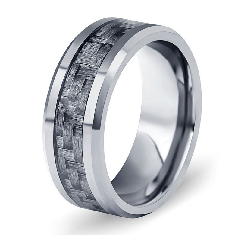 Tungsten Steel Rings 2019 European And American New Fashion Personality ...