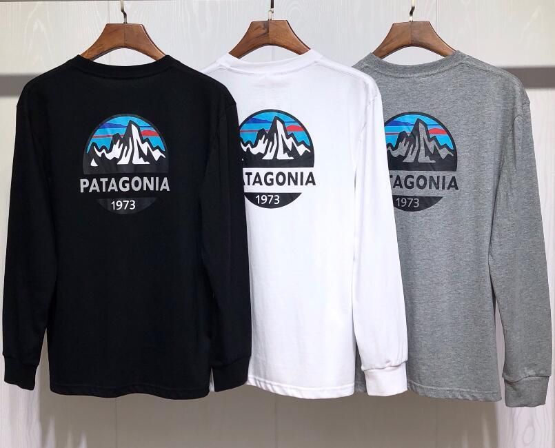 Acquistare Maglietta Di Marca Di Abbigliamento TRAVI X Patagonia Snow  Mountain 1973 Ins Esplosione A Maniche Lunghe T Shirt Estivo Top Quality  Economico | Consegna Veloce E Qualità | It.Dhgate