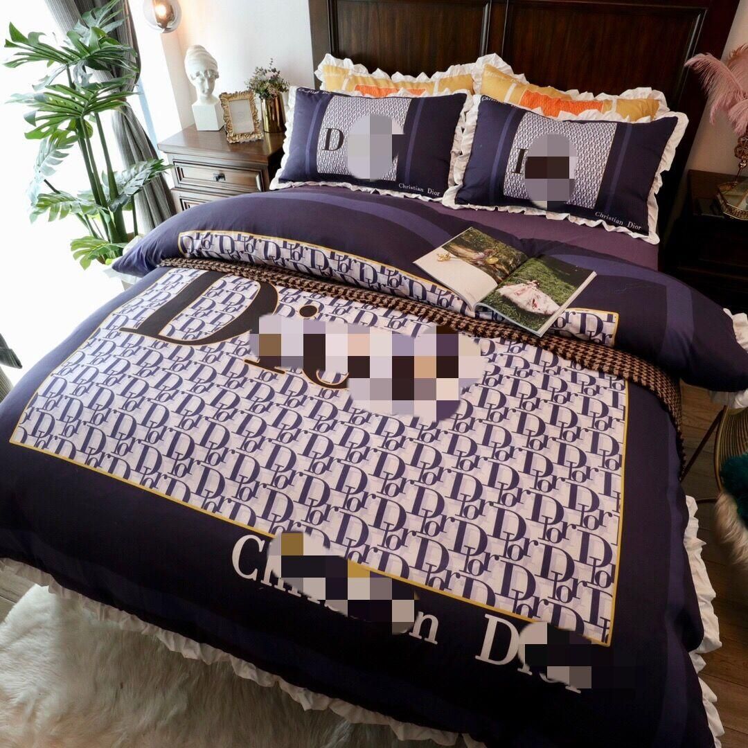 Purple Bedding Sets Luxury Home Designer Duvet Cover Set Lovely Edge Designer Bed Sheets Queen Size Bed Comforters Sets Designer Bedding Set Personalised Wedding Favours Wedding Centerpieces Ideas From Fashion Chic 117 21 Dhgate Com