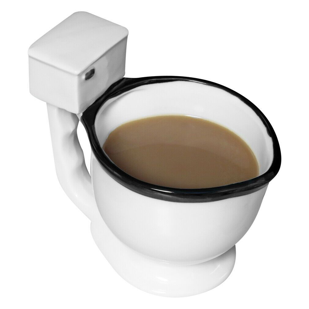 Novel Toilet Mug Ceramic Coffee Tea Or Beverage Cup Gag Gift Drinking