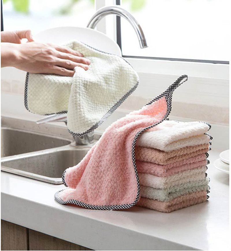 2020 The Spot!! Cleaning Cloths Home Kitchen Household Wash Duster