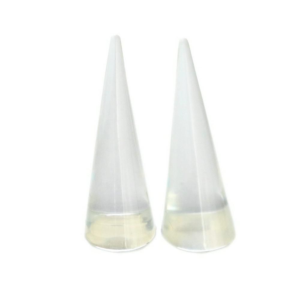 2019 Jewelry Disp Cone Shape Organic Acrylic Jewelry Ring