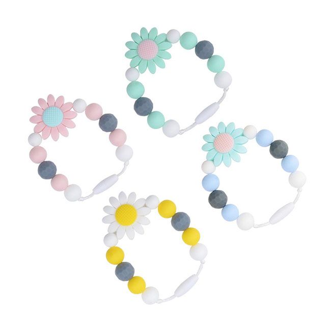 silicone teething bracelet