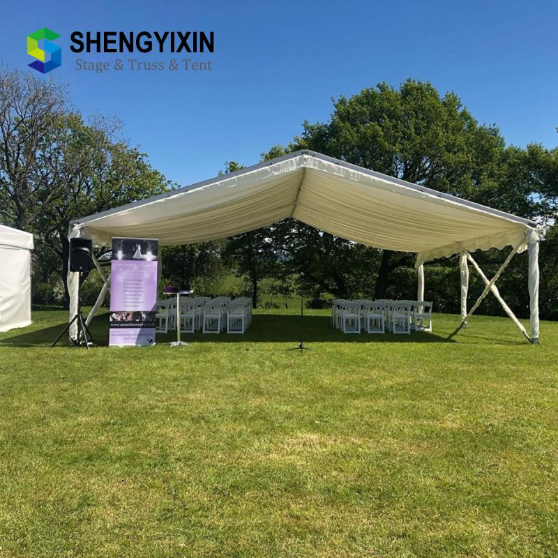 Large Event Tents With Flooring / Wind Resistant 300 People Capacity