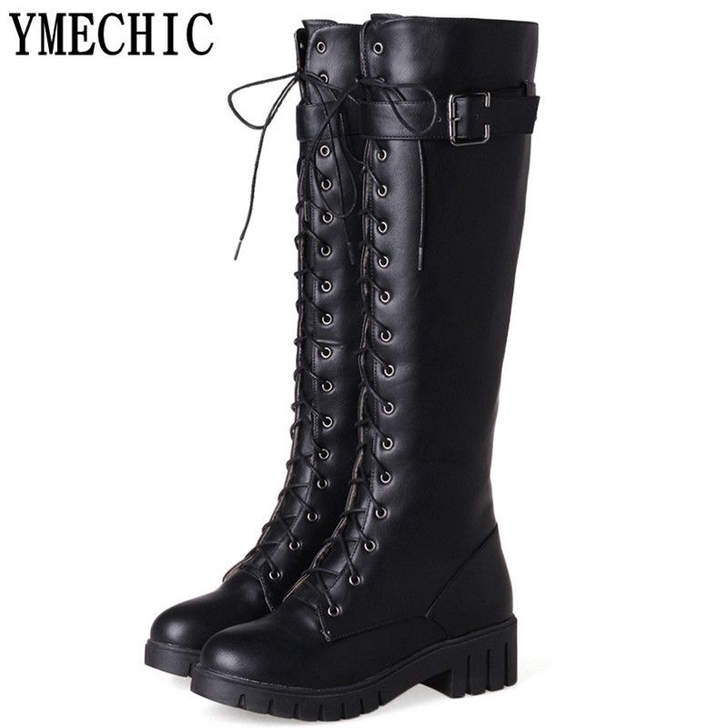 long lace riding boots