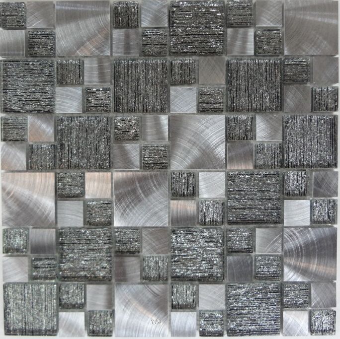 Acquista Cristallo Mix Vetro Metallo Alluminio Acciaio Inossidabile Mosaico Cucina Bagno Piastrelle Backsplas Vetro Metallico Mosaico Bagno Mattonelle Della Parete A 14 16 Dal Sophie Charm Dhgate Com