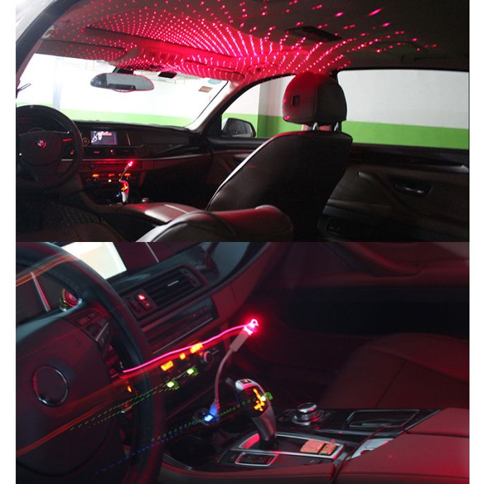 car usb star light
