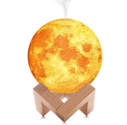 compre lampara lunar 3d humidificador 880ml luz de noche humidificador de aire difusor aroma humidificador esencial purificador de aire ambientador