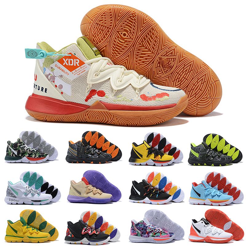 Kyrie 5 BHM Basketball Shoe White Nike kyrie Basketball