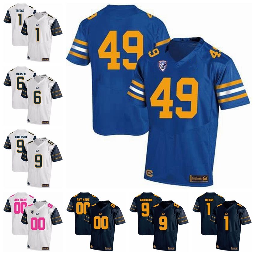 California Golden Cal Bears Jerseys Duncan Jersey Chase Garbers Christopher Brown DeSean Jackson