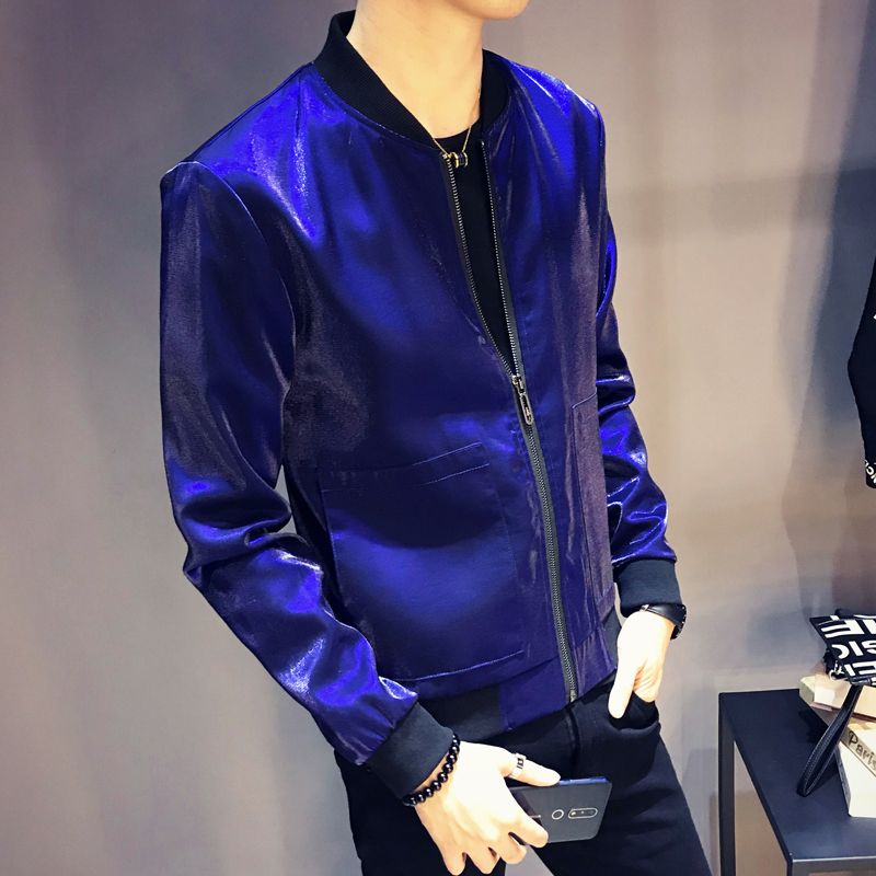 jaqueta masculina brilhante